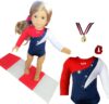 Doll Connections 2024 USA Gymnastics Doll Clothes Set