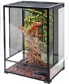 REPTI ZOO 24″ x 18″ x 36″ Reptile Tall Glass Terrarium