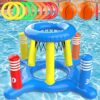 GiziGizi 2in1 Inflatable Pool Floats Basketball Hoop