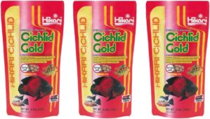 Hikari 3 Pack Cichlid Gold Pellets Large, 8.8-Ounce