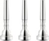 EASTROCK 3C 5C 7C Set Silver Trumpet Mouthpiece