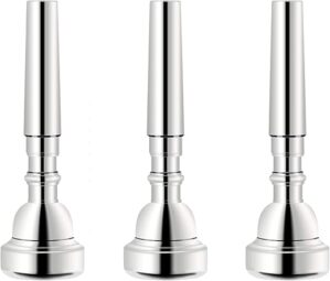 EASTROCK 3C 5C 7C Set Silver Trumpet Mouthpiece