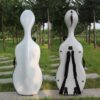 WUQIMUSC 4/4 Full Size Cello Case (#White)