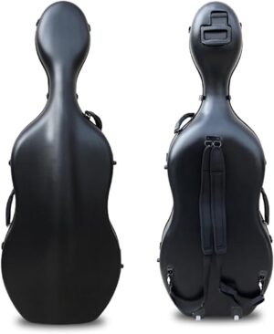 WUQIMUSC 4/4 Hard Cello Case With Wheels