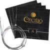 Cecilio 4 Packs Of Stainless Steel Violin Strings 4/4