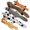 Nocciola 5 PCS Crinkle Plush Dog Toys