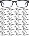 Yexiya 50 Pack Reading Glasses with Spring Hinge
