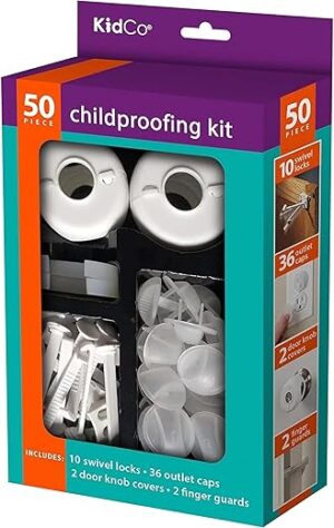 KidCo 50-Piece Baby Proofing Kit – Essentials