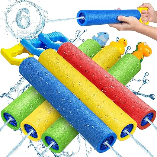 LQYoyz 6 Pack Super Water Soaker Blaster