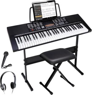 ZENY 61-Key Portable Electric Keyboard Piano