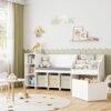 HOSTACK 67″ Kids Reading Nook with Bench