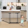 COMOMY 80″ Extra Wide Baby Gate, Dog Gate