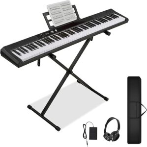 UISCOM 88 Key Semi-weighted Electronic Keyboard Piano
