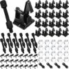 Qunclay 88 Pieces Baby Proofing Kit: 20 Cabinet Locks, 20 Safety Latches