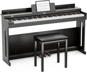 UMOMO 88 Weighted Key Digital Piano Keyboard