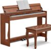 UMOMO 88 Weighted Key Digital Piano With Bench