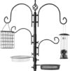 Best Choice Products 91in 4-Hook Bird Feeding Station Kit