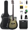 Donner Acoustic Electric Guitar Kit, 41 Inch