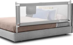 BABY JOY Adjustable Foldable Baby Bed Rail Guard