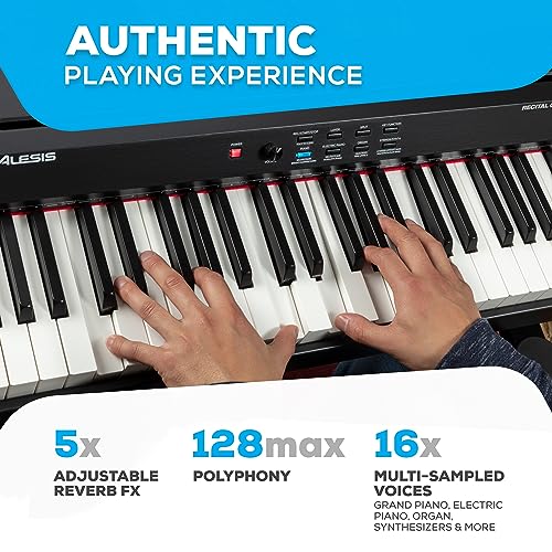 Alesis Recital Grand Digital Piano 88 Weighted Keys - Image 3