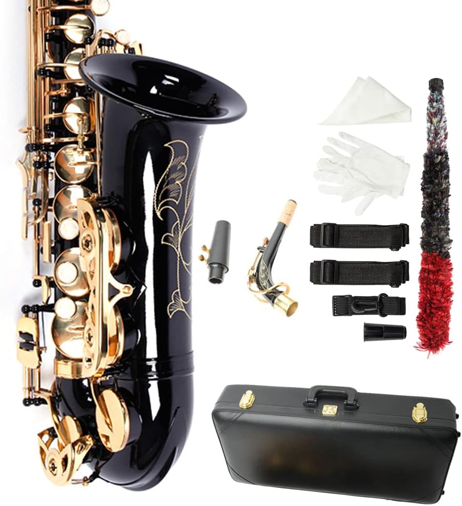 Ktaxon Alto Saxophone Drop E Brass Full Kit