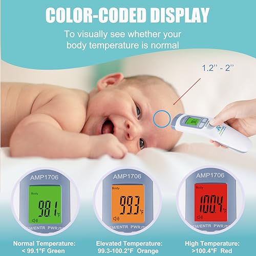 Amplim Forehead No-Touch Digital Baby Thermometer - Image 5