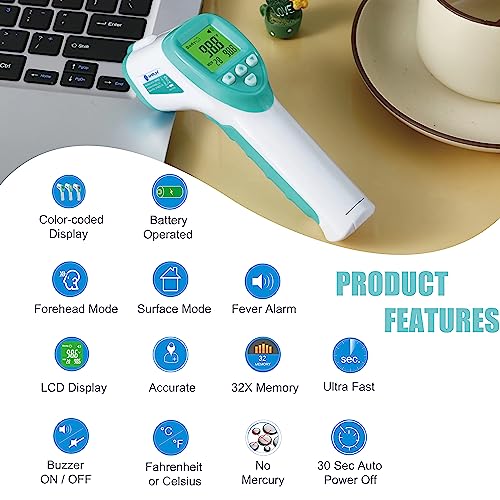 Amplim Forehead Thermometer: No-Touch Digital Baby - Image 2