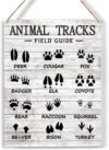 FREHVN Animal Tracks Field Guide Sign, 8×10