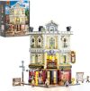 FUNWHOLE Antique-Store Lighting Building-Bricks Set 2847 Pcs