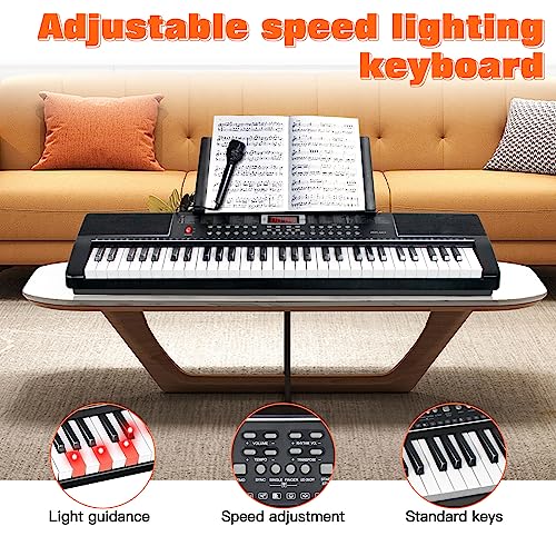 AQNIEGEP 61 Key Keyboard Piano For Beginners - Image 5