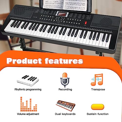 AQNIEGEP 61 Key Keyboard Piano For Beginners - Image 2