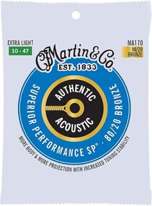 MARTIN Authentic Acoustic Guitar Strings Extra Light 10-47