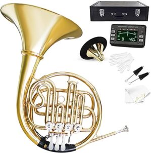 Chehery B Flat 4 Key French Horn - Brass