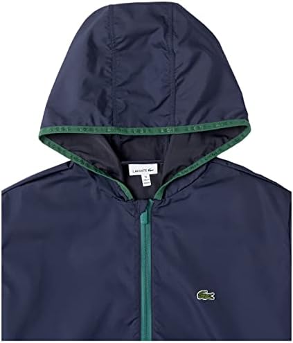 Baby Boys Hooded Taffeta Jacket, 12 Years - Image 2