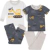 Gerber Baby Boys’ Snug Fit 4-Piece Pajamas