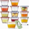 HEYVALUE Baby Food Containers, 12 Container Set