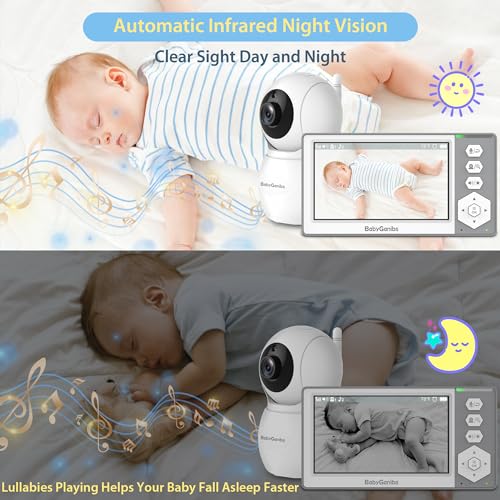 Baby Ganibs Video Baby Monitor With Camera, 4.3'' - Image 4