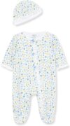 Little Me Baby Girls’ Cotton Sleeper Footie Set