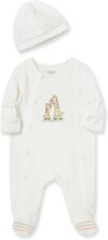 Little Me Baby Girls Cotton Zip Footie