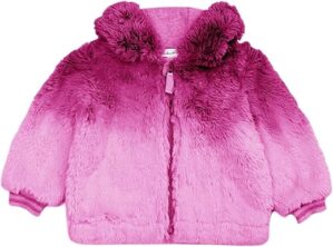 Splendid Baby Girls’ Dip Dye Fur Coat