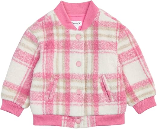 Splendid Baby Girls' Flannel Bomber Jacket