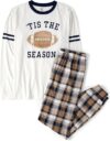 The Children’s Place Baby Girls’ Football Pajama Sets, Cotton