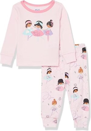 The Children's Place Baby Girl's Long Sleeve Pajama Set