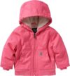 Carhartt Baby Girls’ Sherpa-Lined Hooded Jacket