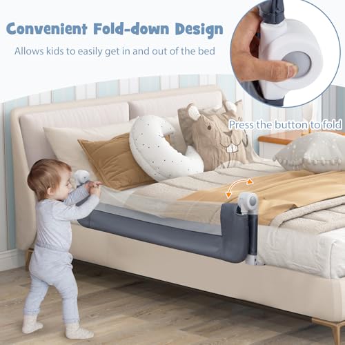 BABY JOY Bed Rails For Toddlers, Extra Long - Image 3