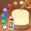 COOLNIGHT Baby Night Light, 8 Brightness, 10 Colors, RGB Memory