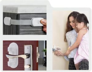 XiaLanXuan Baby Proofing Kit: Cabinet & Drawer Locks, F713