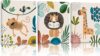 LTTAMRY Baby Room Jungle Animal Wall Art
