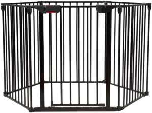 Costzon Baby Safety Gate, 6-Panel Fireplace Fence