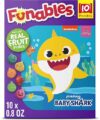 Funables Baby Shark Shaped Fruit Snacks, 0.8 Oz